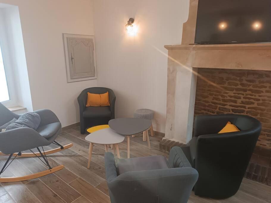 Villa Les Deux Pieds Sous La Couette Saint-Aubin-Sur-Mer  Esterno foto